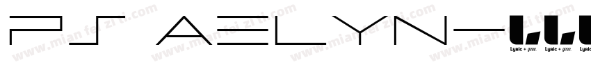 PS Aelyn字体转换